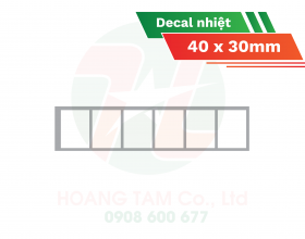 Decal nhiệt 40x30mm